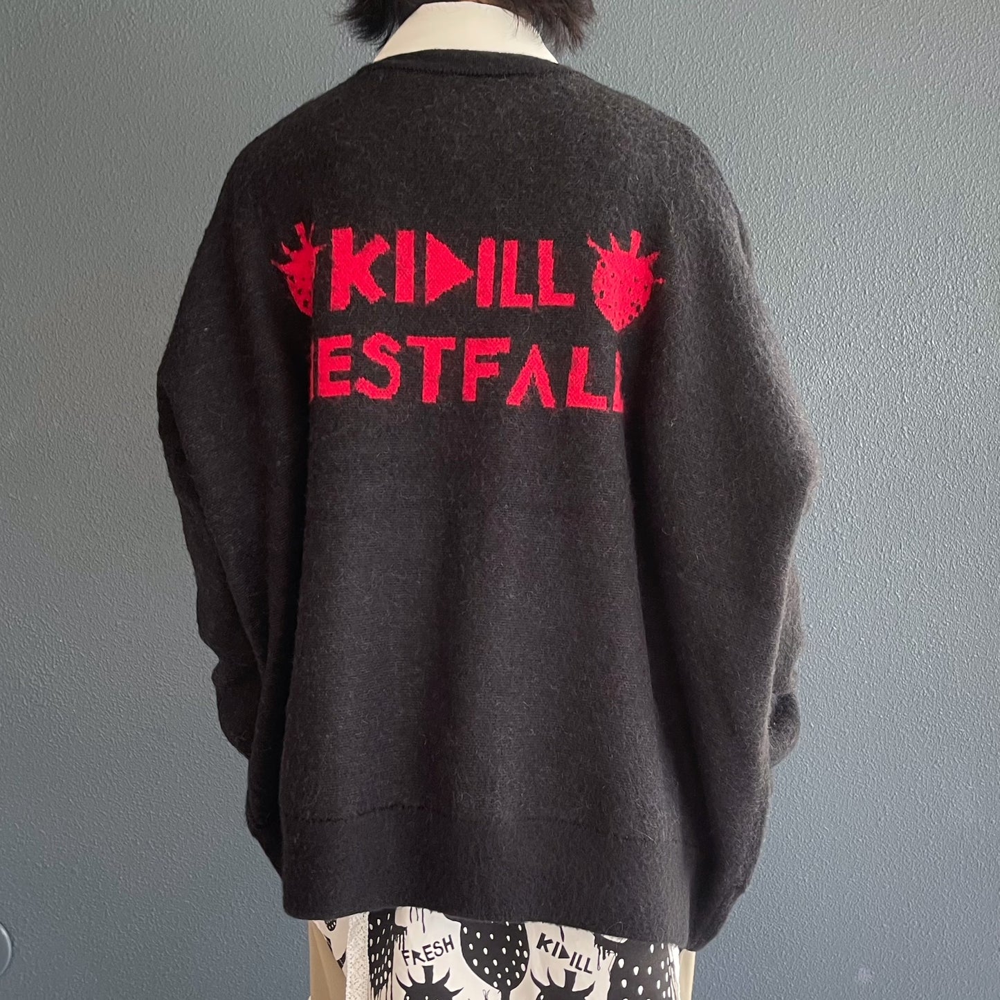 FRESH JACQUARD KNIT PULLOVER / BLACK / ジャガードニットプルオーバー【Brett Westfallコラボレーション】