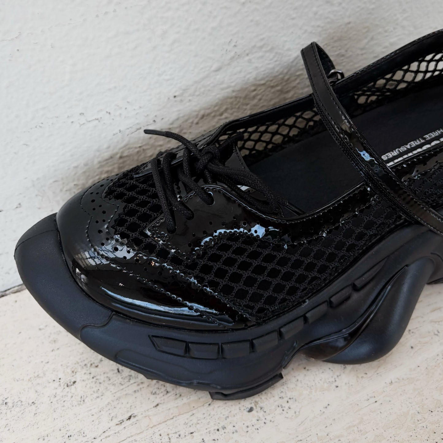 【MIKIOSAKABE】Apollo Neo Mary / BLACK mesh / メリージェーンシューズ