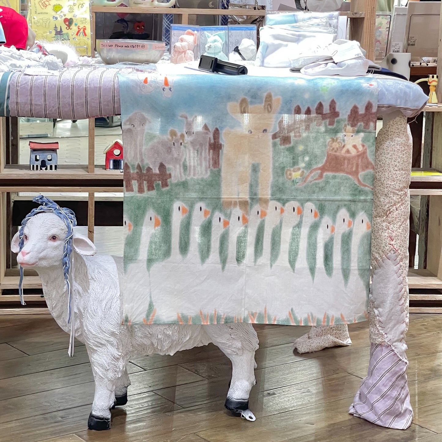 Pastoral Whispers scarf / uou_cute / スカーフ