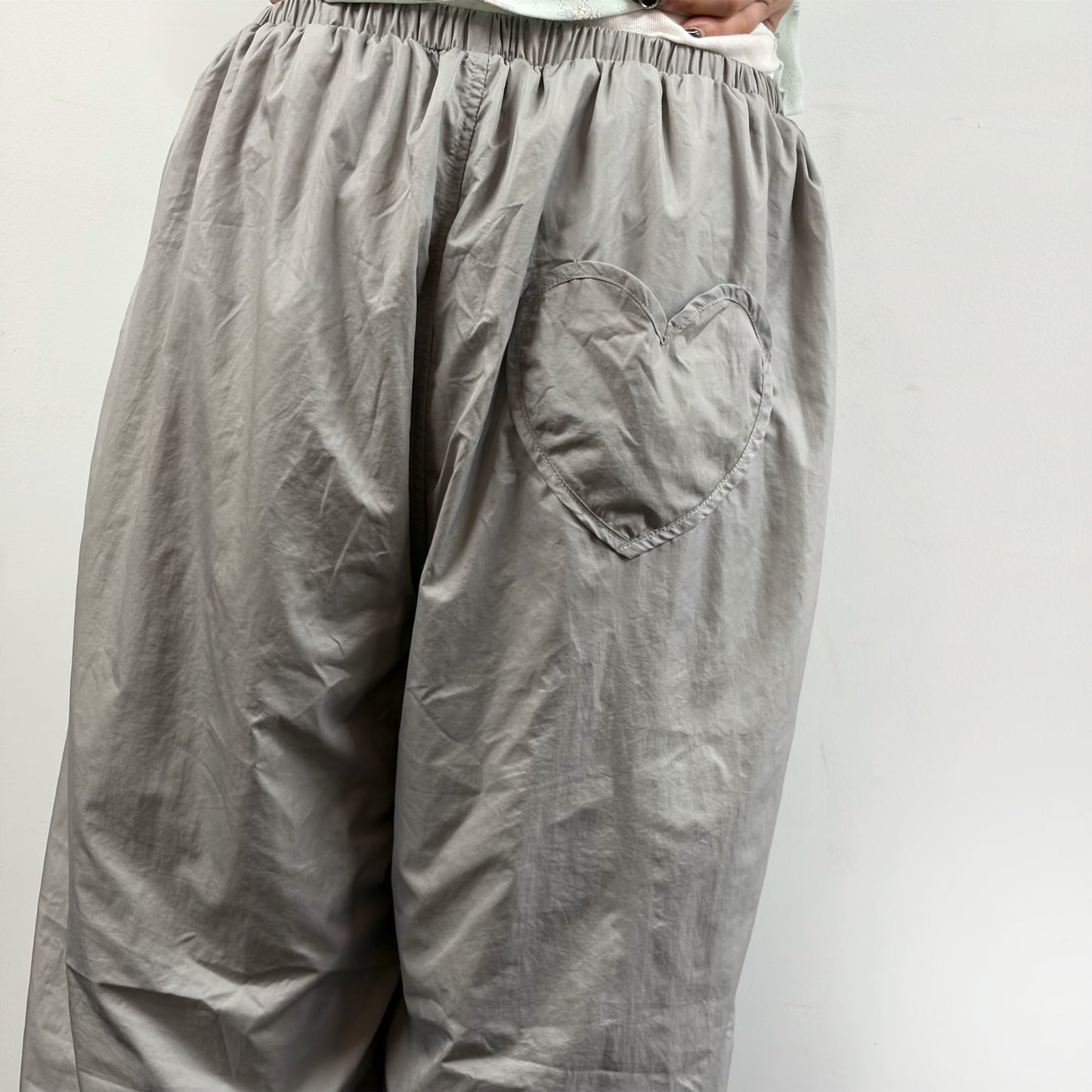 Lottie Lace Track Pants / Gray / ナイロントラックパンツ