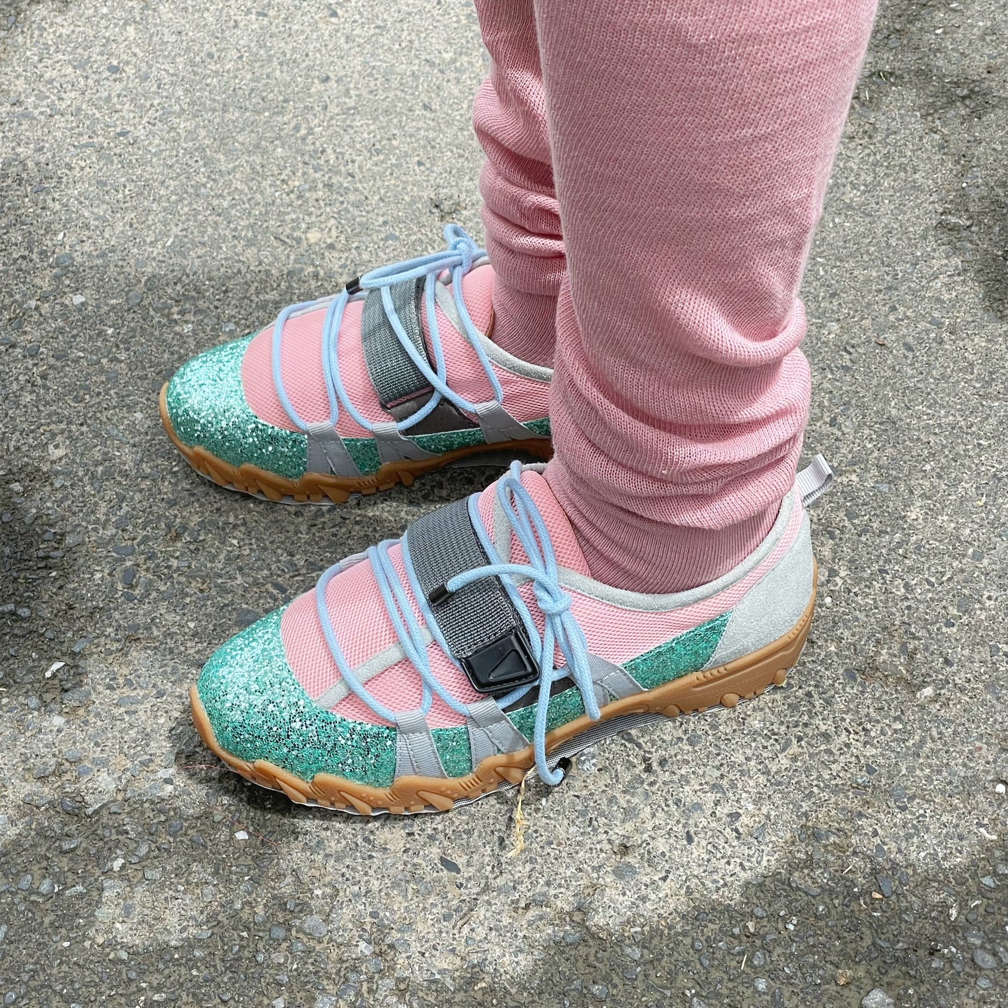 DREAM / Pink x Sky blue / yushokobayashiスニーカー