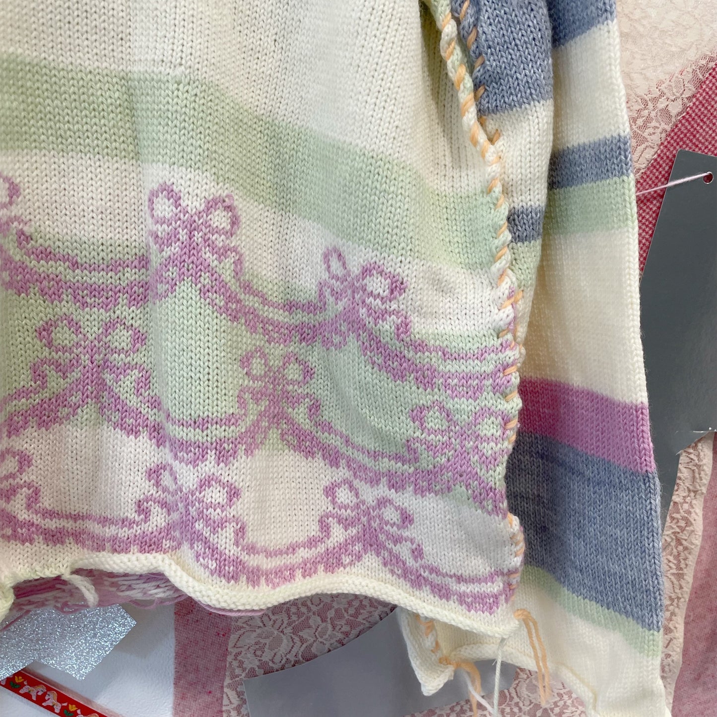 knit sailor jumper / Cream mix / ニットセーラートップ