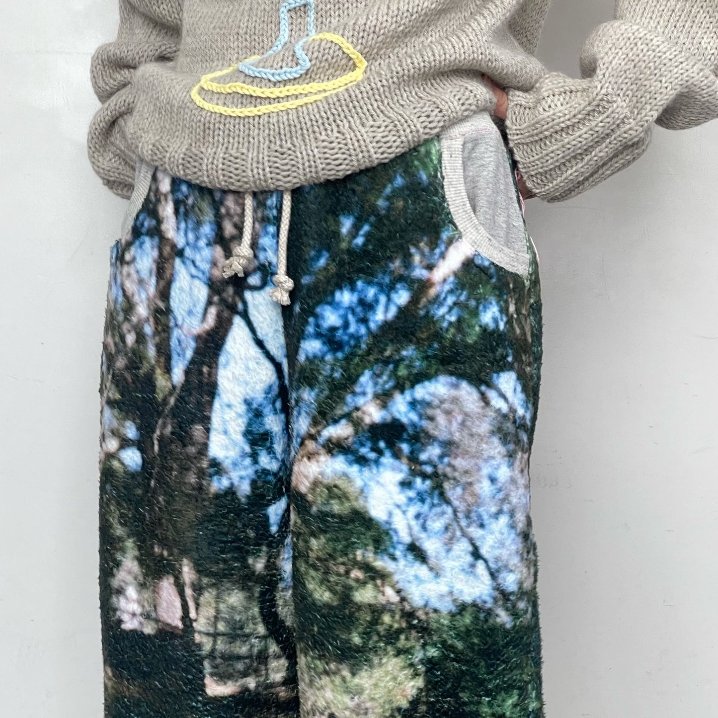 boa print pants / カンガルー / ボアプリントパンツ