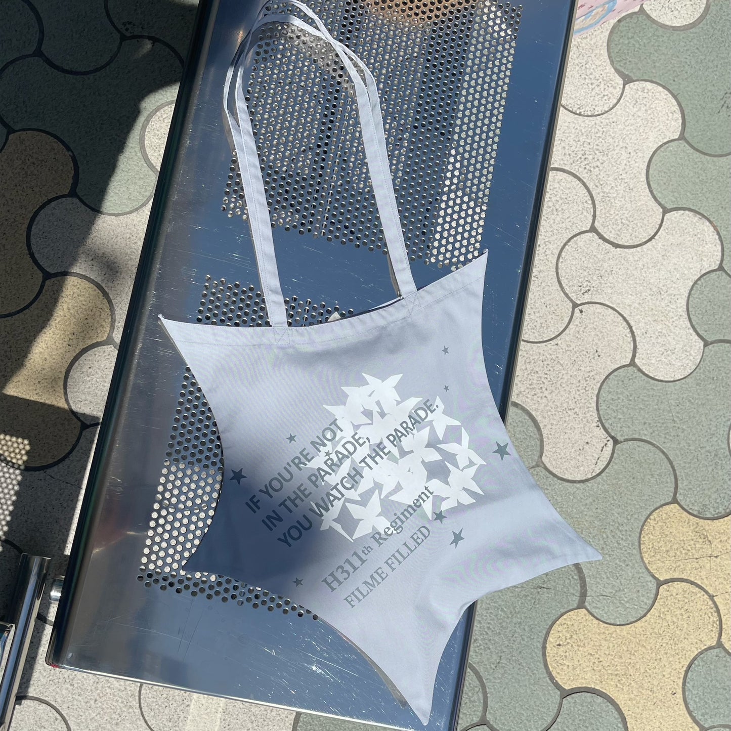 Parade Star Tote Bag / Gray / パレードスタートートバッグ
