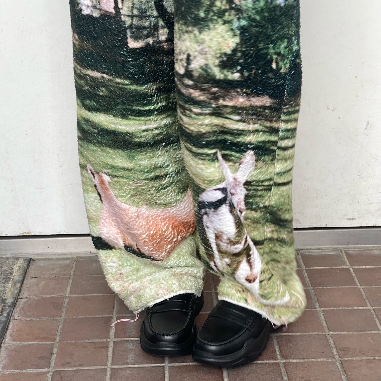 boa print pants / カンガルー / ボアプリントパンツ