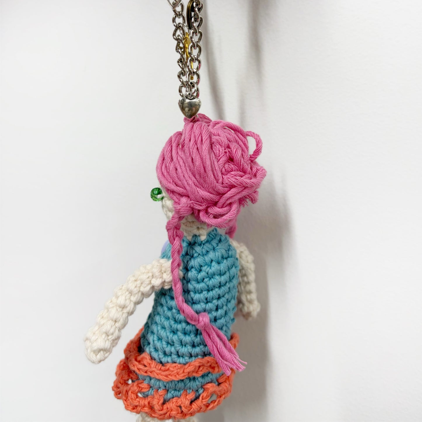 Amigurumi chain / Girl A / 編みぐるみキーチェーン