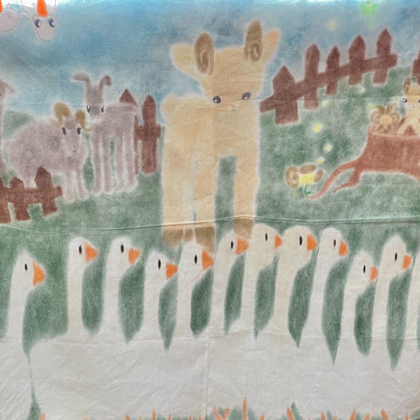 Pastoral Whispers scarf / uou_cute / スカーフ