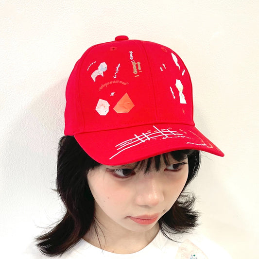【SHEEP SOUVENIR】you are a sheep!cap / red / キャップ