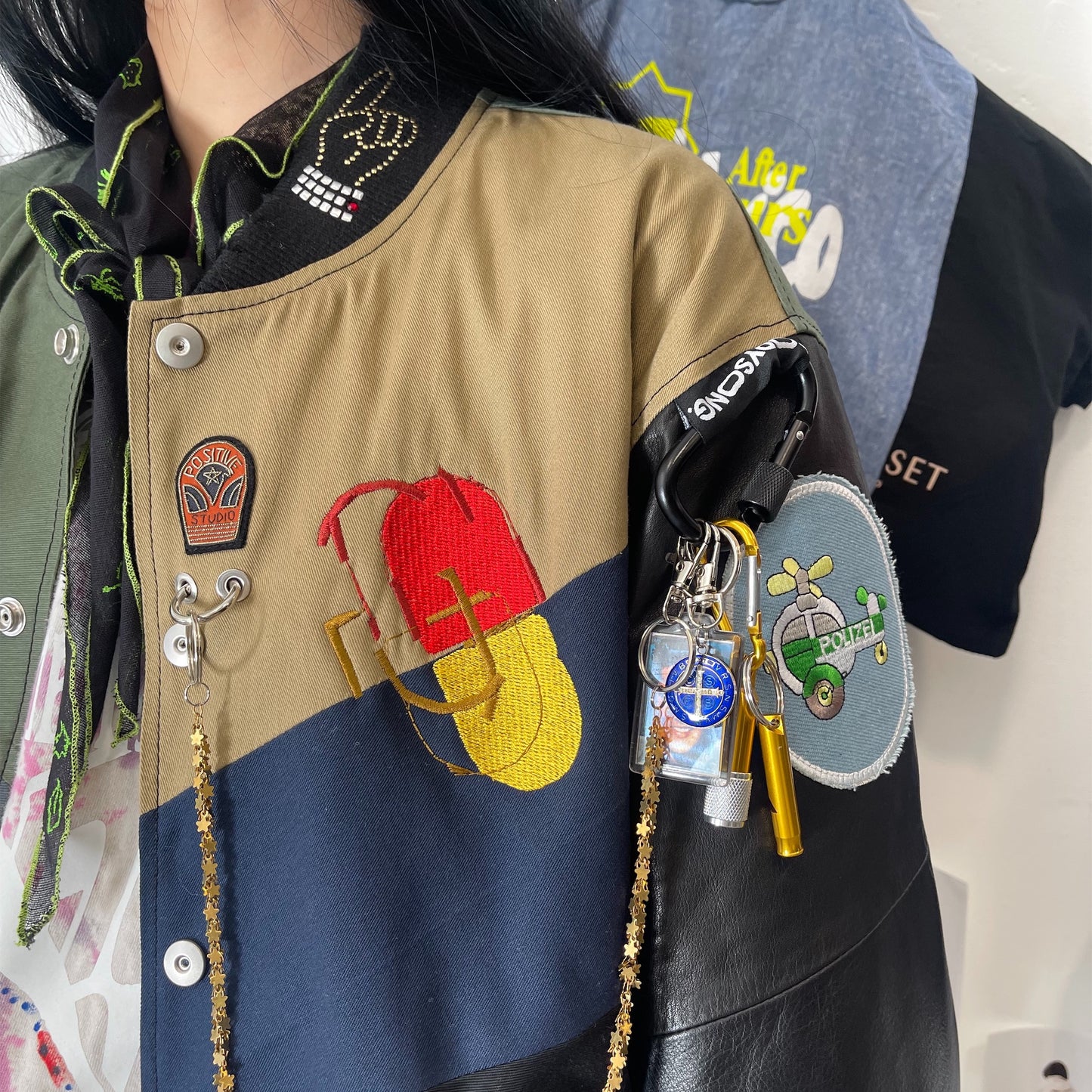 THE CULTURE / BLACK / バーシティージャケット