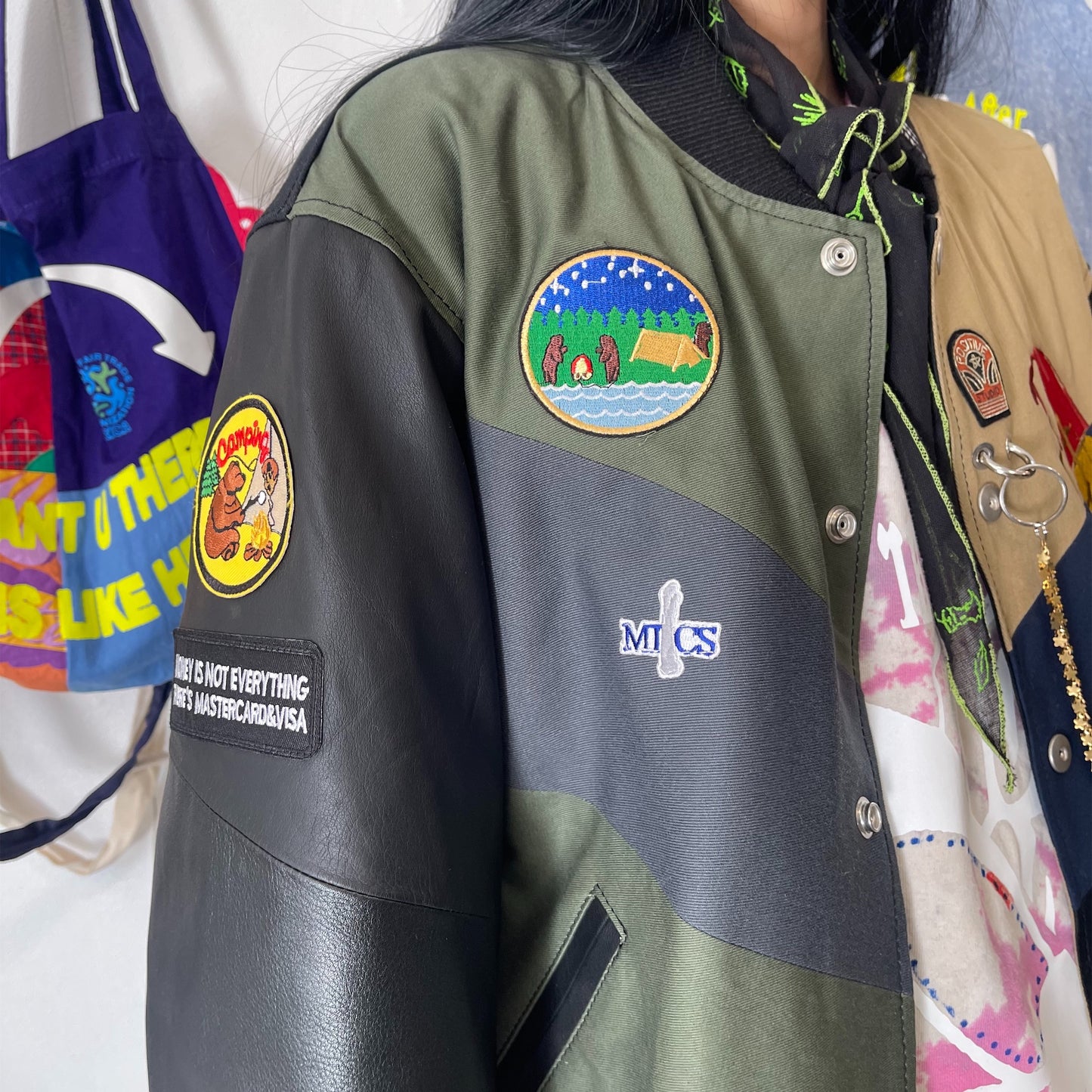 THE CULTURE / BLACK / バーシティージャケット