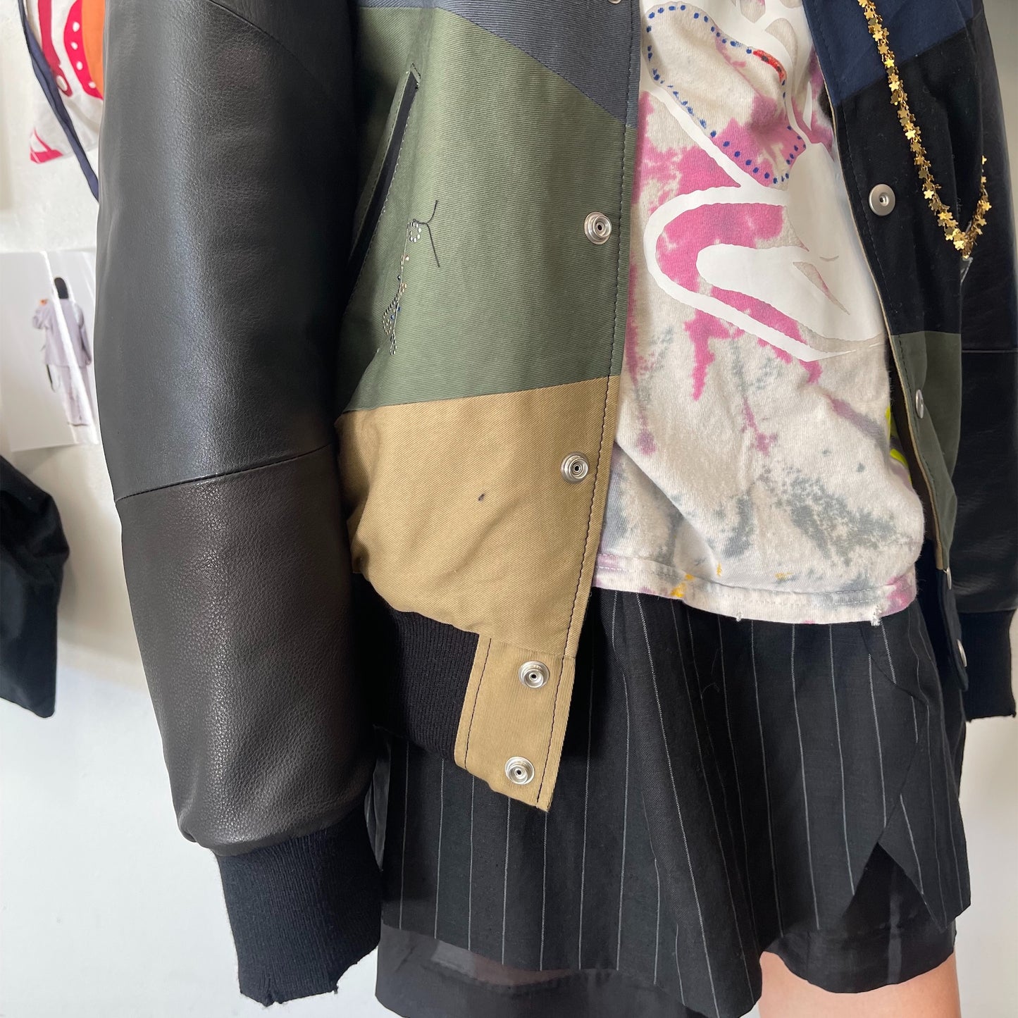 THE CULTURE / BLACK / バーシティージャケット