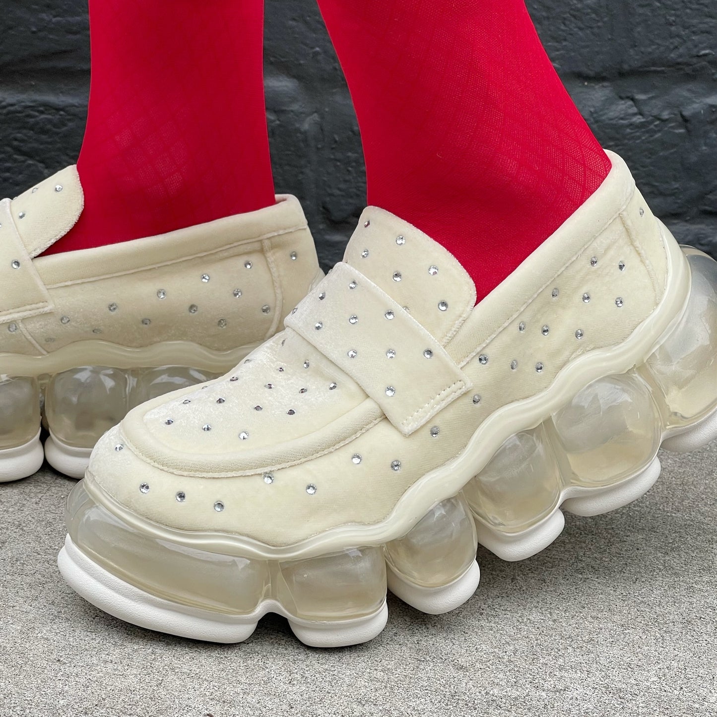 NEW JEWELRY LOAFER JEWEL / IVORY / MIKIOSAKABEローファー