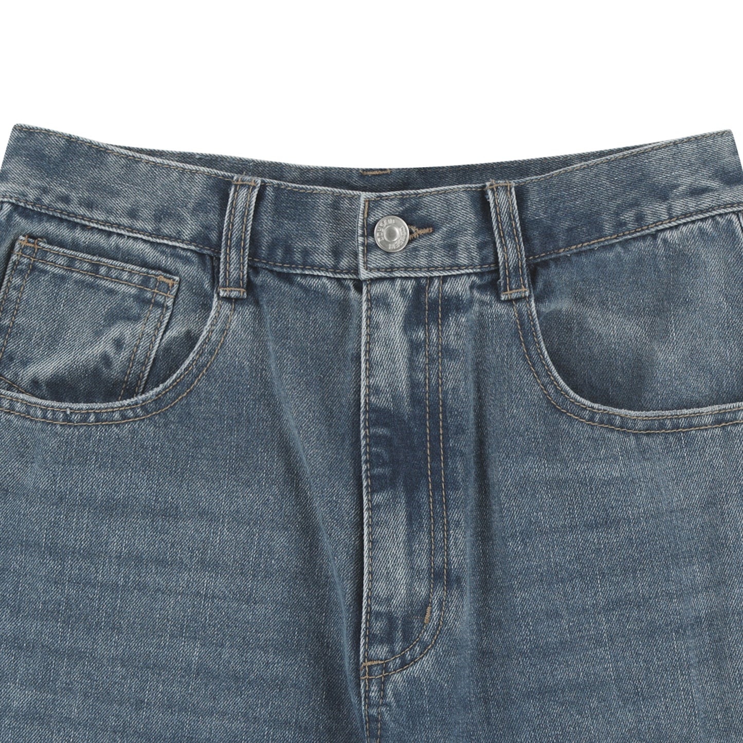 W STITCH DENIM PANTS / BLUE / Wステッチデニムパンツ