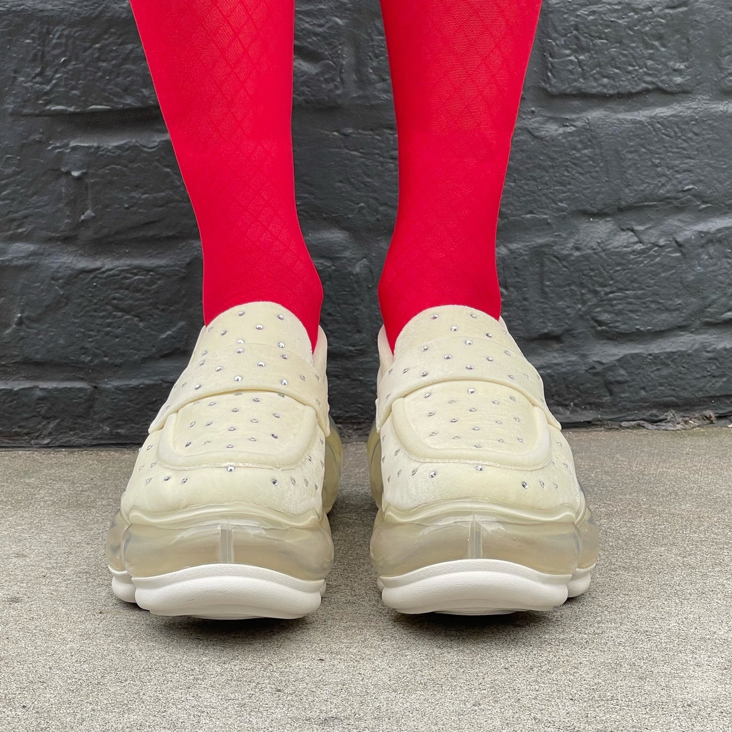 NEW JEWELRY LOAFER JEWEL / IVORY / MIKIOSAKABEローファー