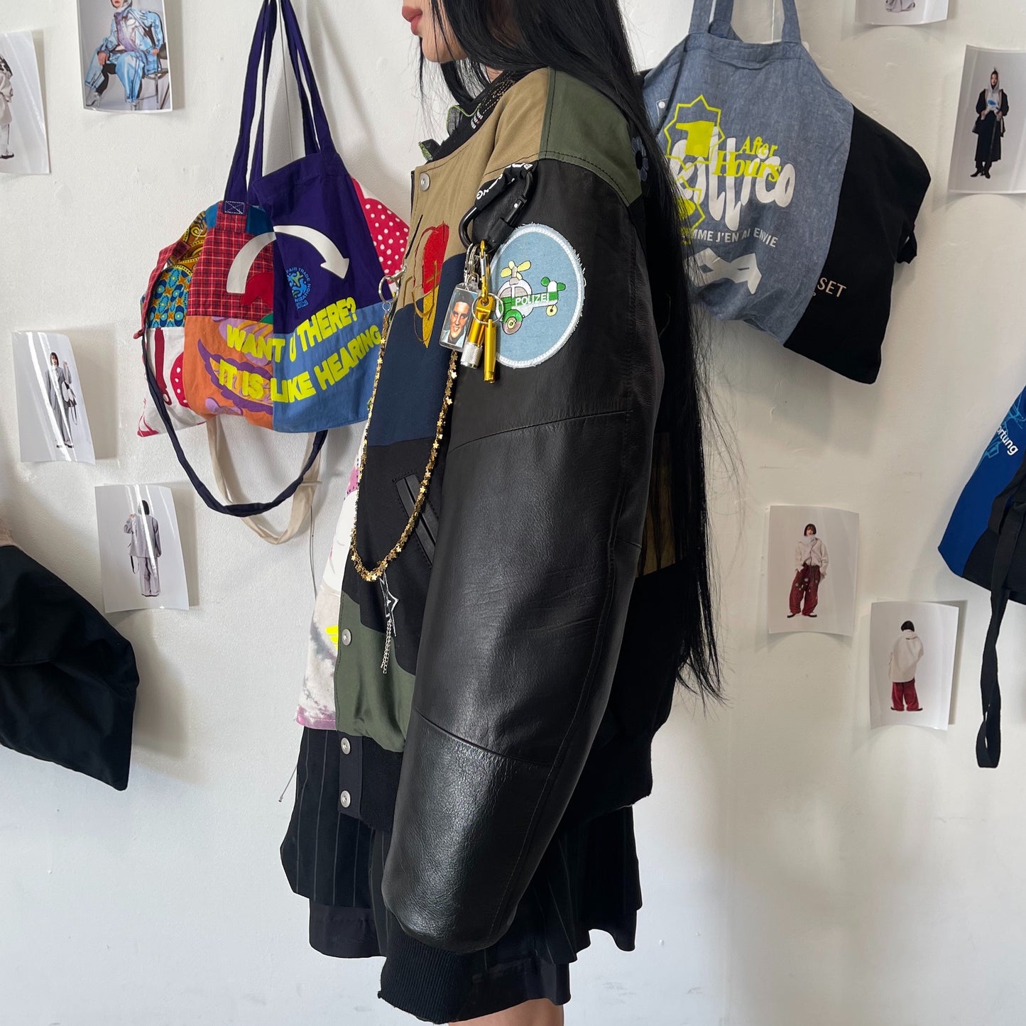 THE CULTURE / BLACK / バーシティージャケット