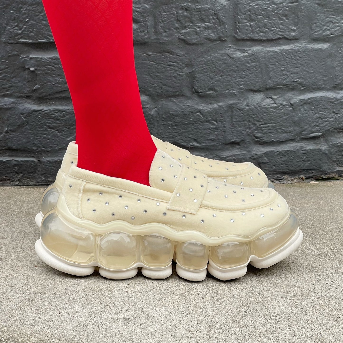 NEW JEWELRY LOAFER JEWEL / IVORY / MIKIOSAKABEローファー