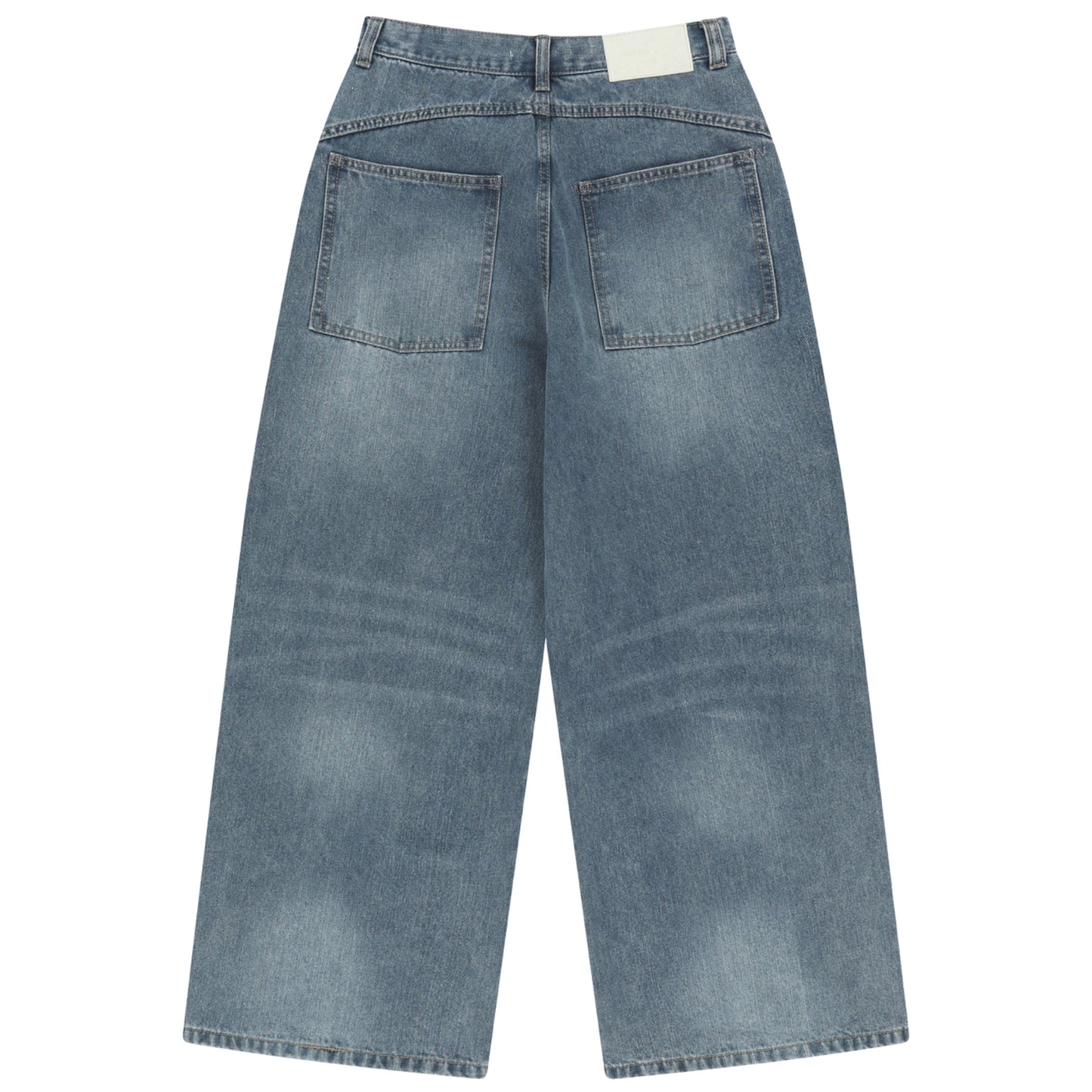 W STITCH DENIM PANTS / BLUE / Wステッチデニムパンツ