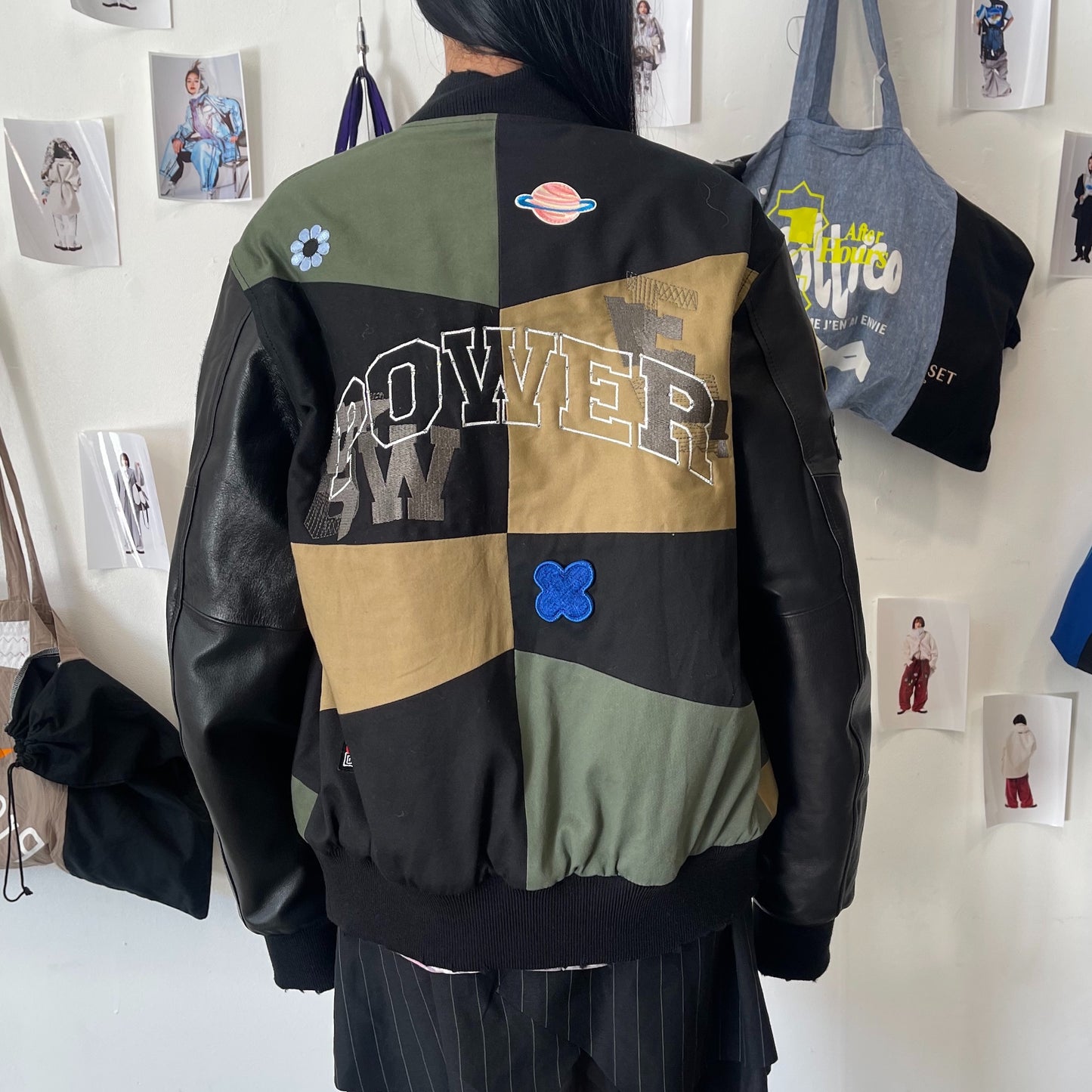 THE CULTURE / BLACK / バーシティージャケット