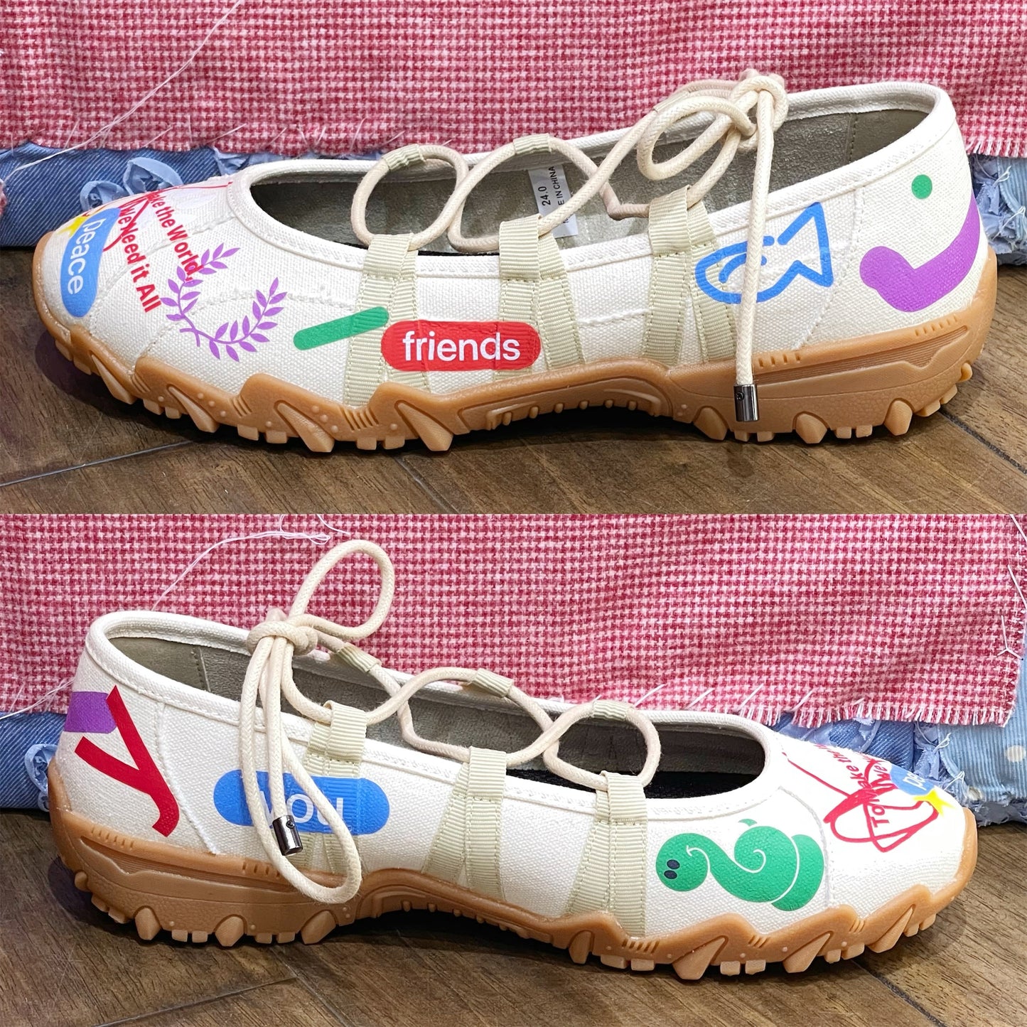 【Morio x yushokobayashiコラボレーションシューズ】Morio Turn / Natural / 24cm