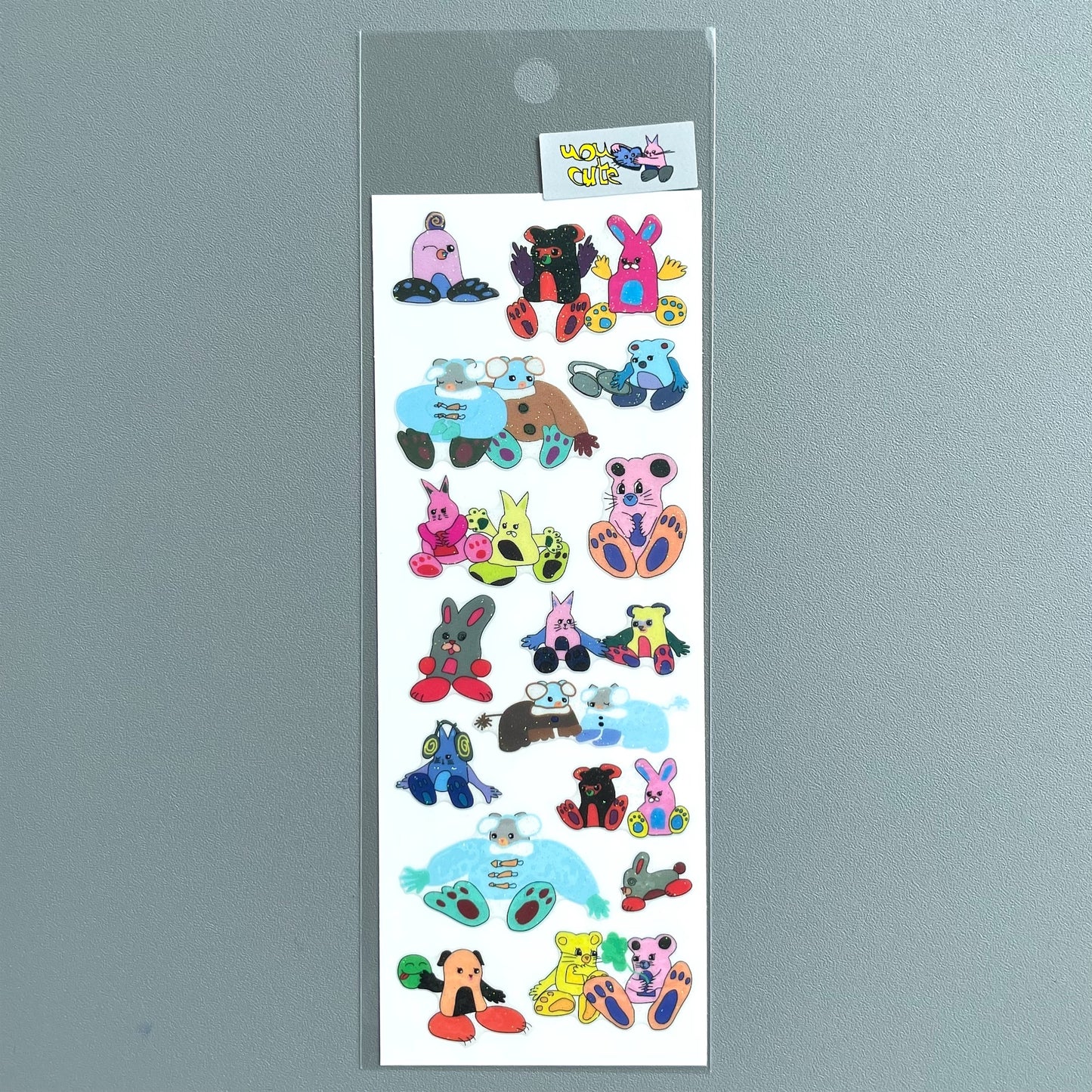 【uou_cute】Sticker loving creatures 1 / ステッカー