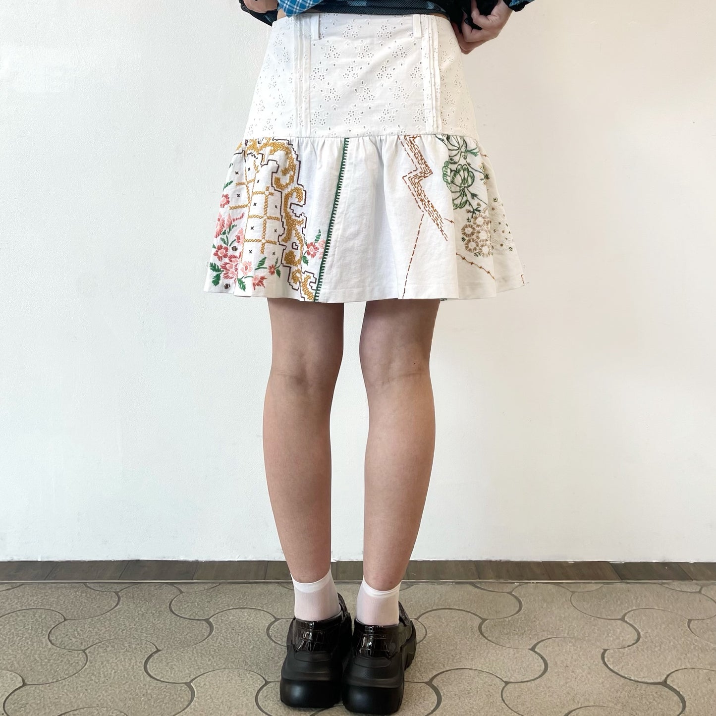 【SHEEP別注】TABLE CLOTH GATHERED SKIRT / テーブルクロスギャザースカート