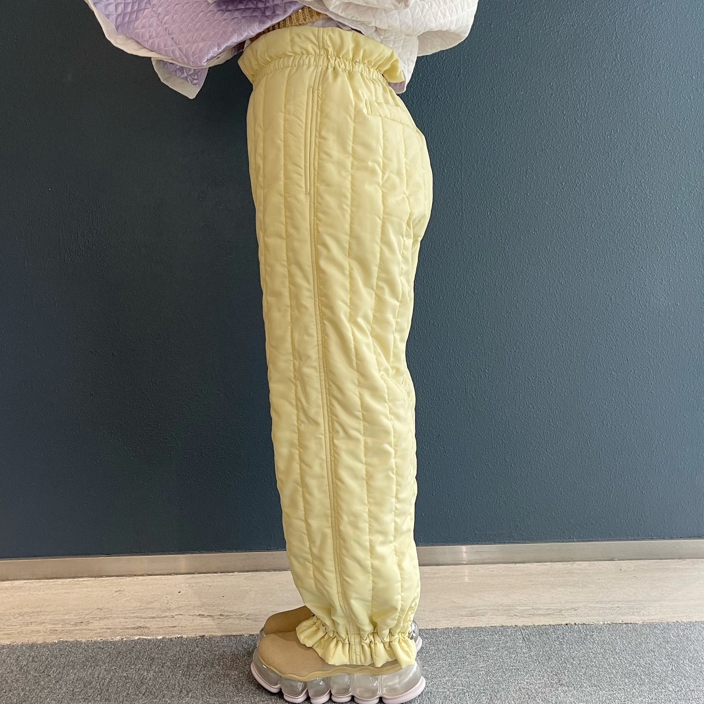Padded snoop pants / YELLOW / パデットパンツ