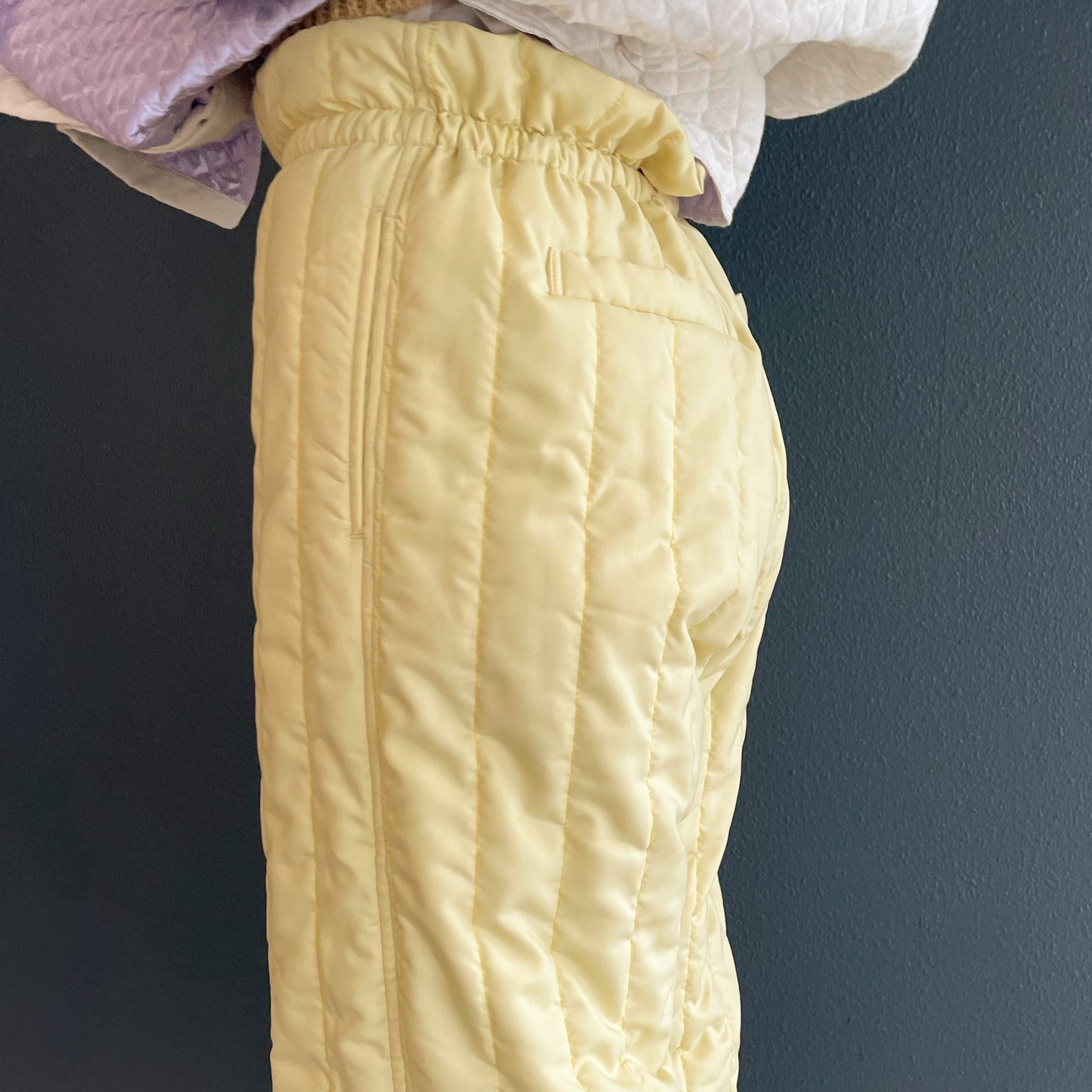 Padded snoop pants / YELLOW / パデットパンツ