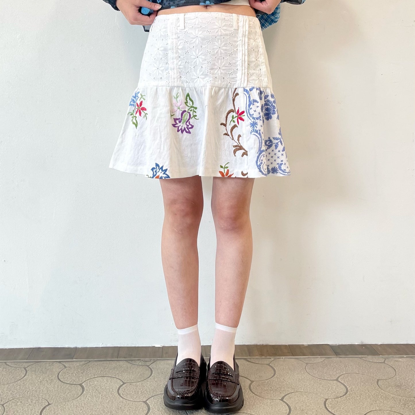 【SHEEP別注】TABLE CLOTH GATHERED SKIRT / テーブルクロスギャザースカート