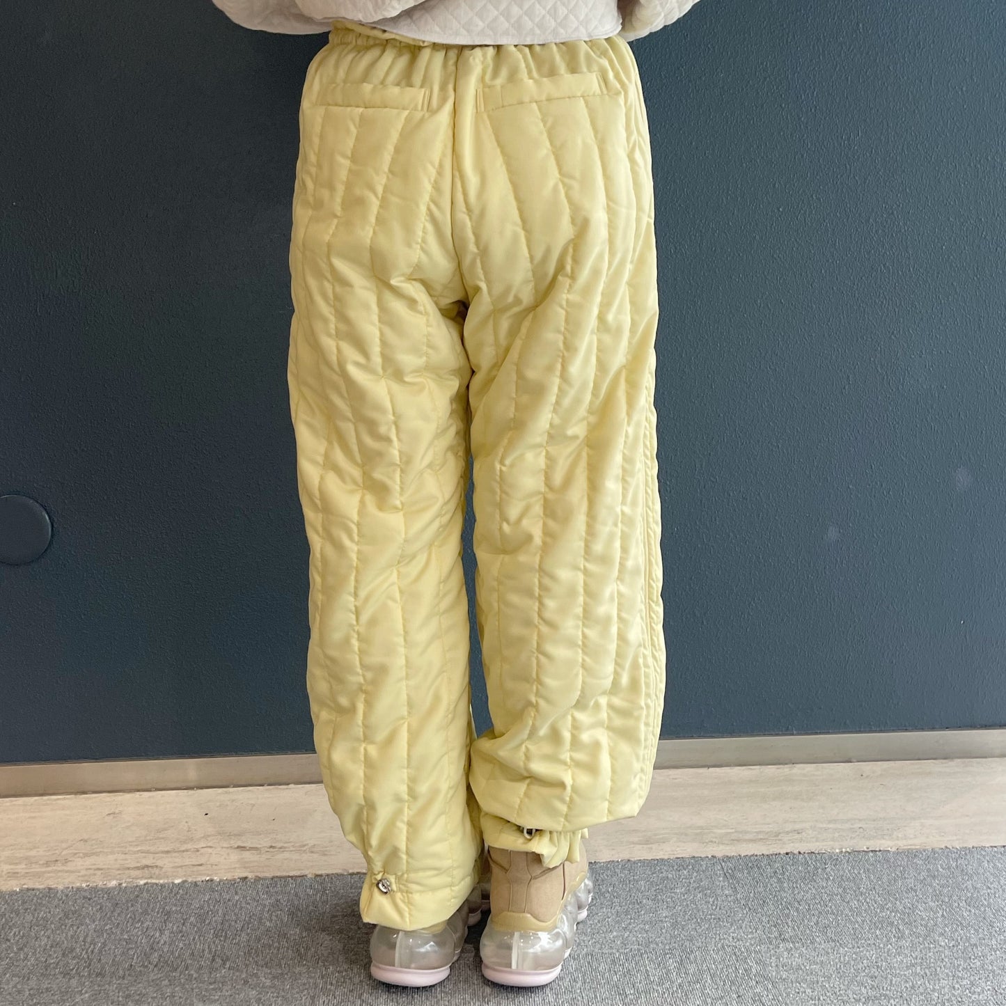 Padded snoop pants / YELLOW / パデットパンツ
