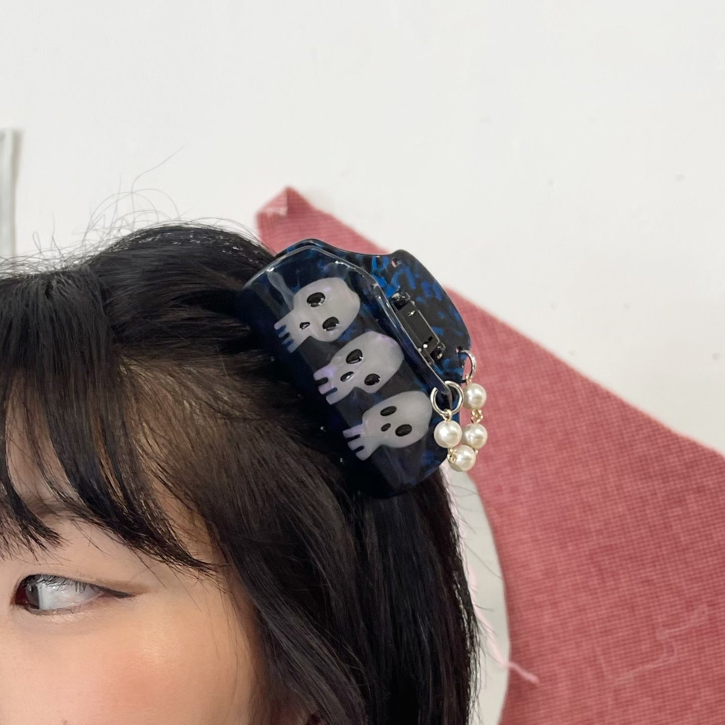 Skull hair crip / スカルヘアクリップ