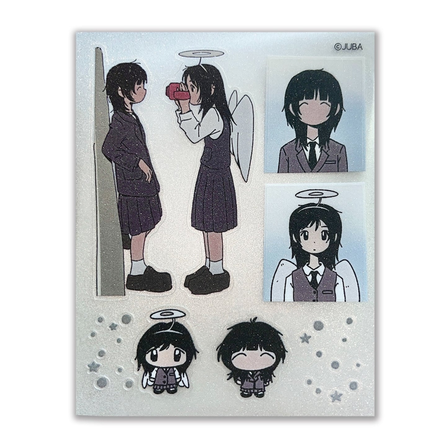 【JUBA】After school glittered sticker / ステッカー