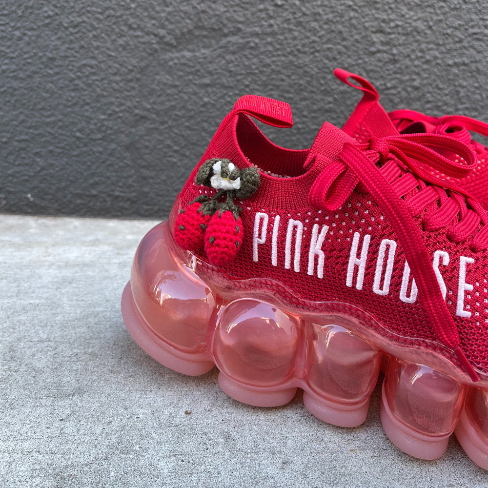 【MIKIOSAKABE×PINK HOUSE】NEW JEWELRY SHOES / RED