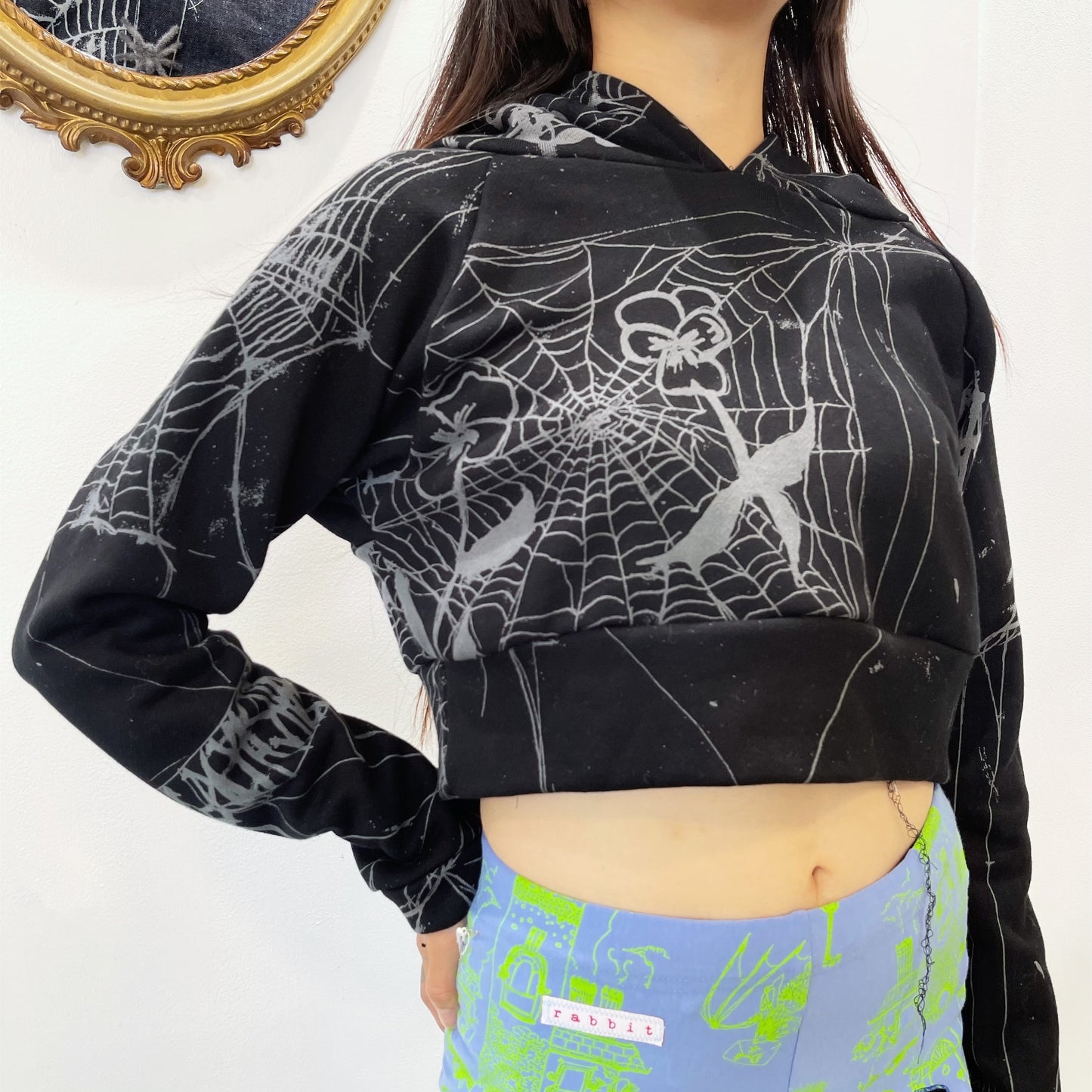 Logo Spider Small hoodie / Black / ロゴスパイダースモールフーディー