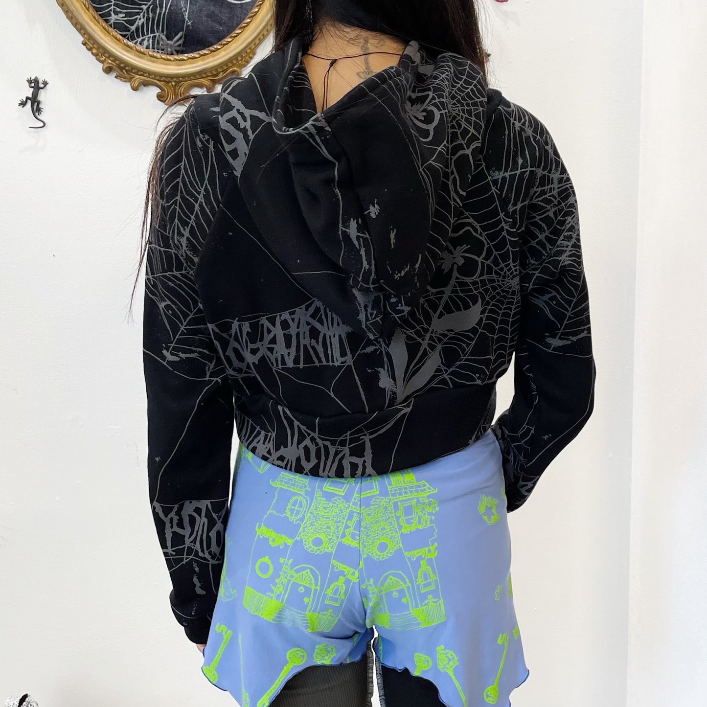 Logo Spider Small hoodie / Black / ロゴスパイダースモールフーディー