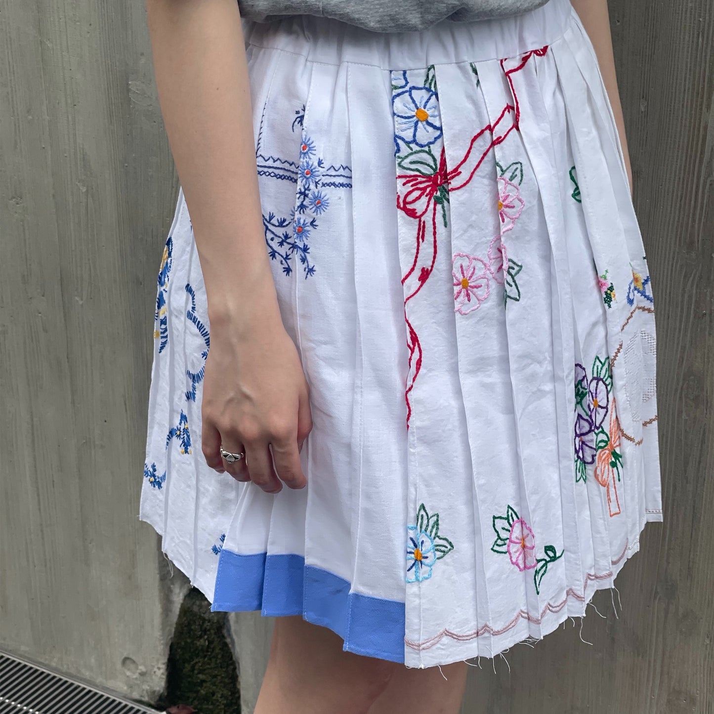 【SHEEP別注】TABLE CLOTH PLEATED SKIRT / テーブルクロスプリーツスカート