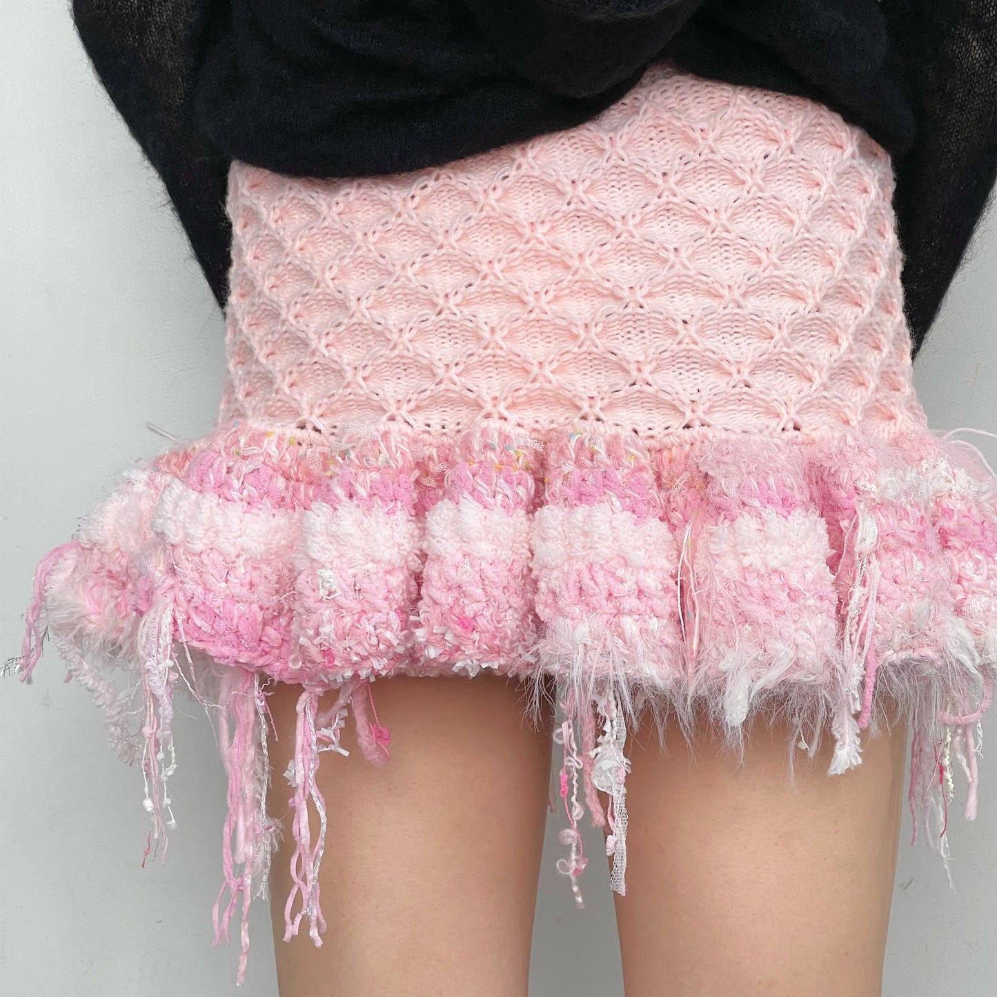 Knitted skirt / Pink / ニットスカート