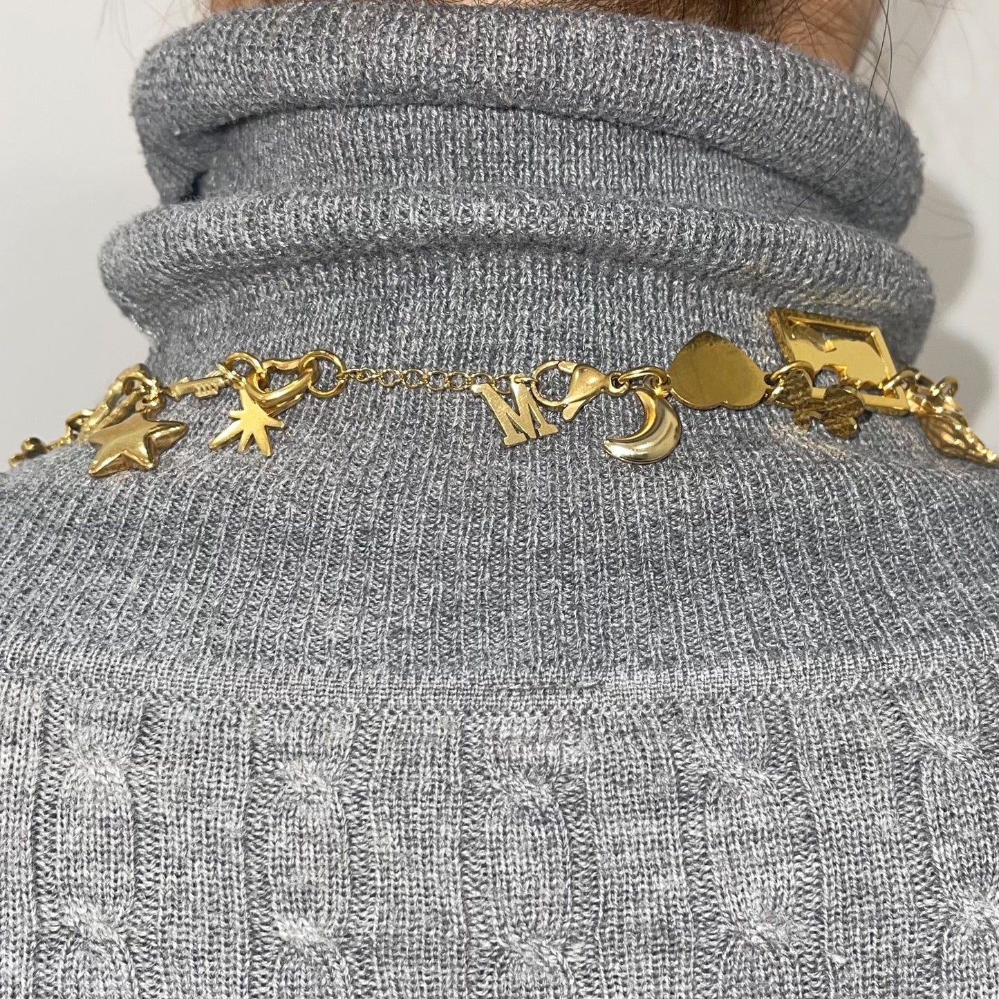 Gold Charm Necklace / ステンレスネックレス