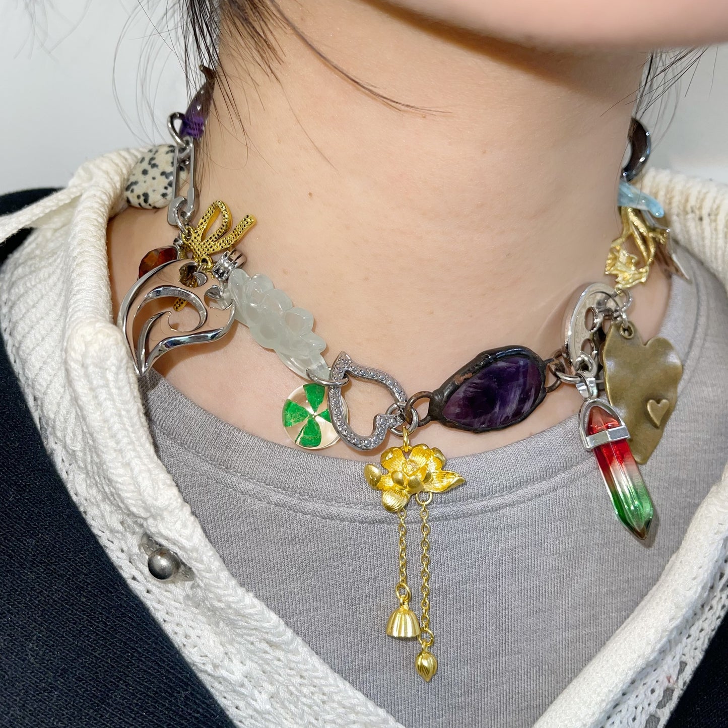 Trinket Charm Necklace / ステンレスネックレス