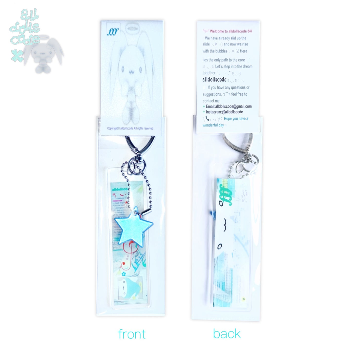 【alldollscode】keyring / アクリルキーリング