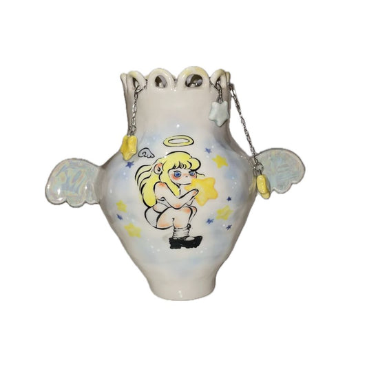 【yesceramic×Sugar Scoop】Angel vase / エンジェルベース