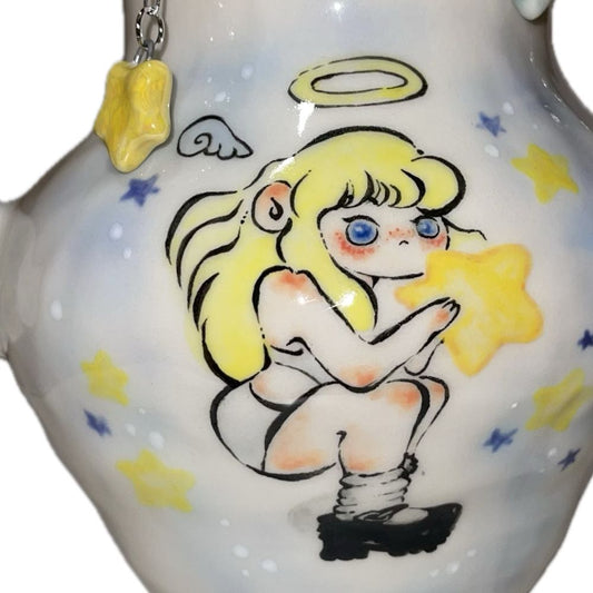 【yesceramic×Sugar Scoop】Angel vase / エンジェルベース