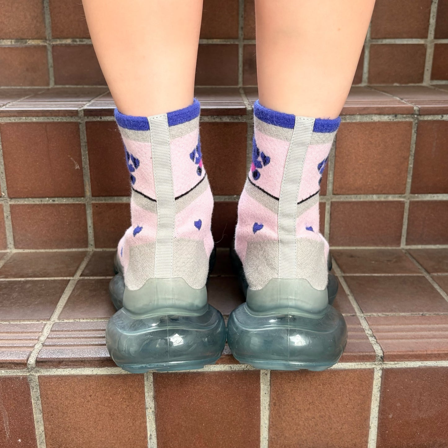 MIRAGE FANCY SOCKS / PINK / ソックスシューズ