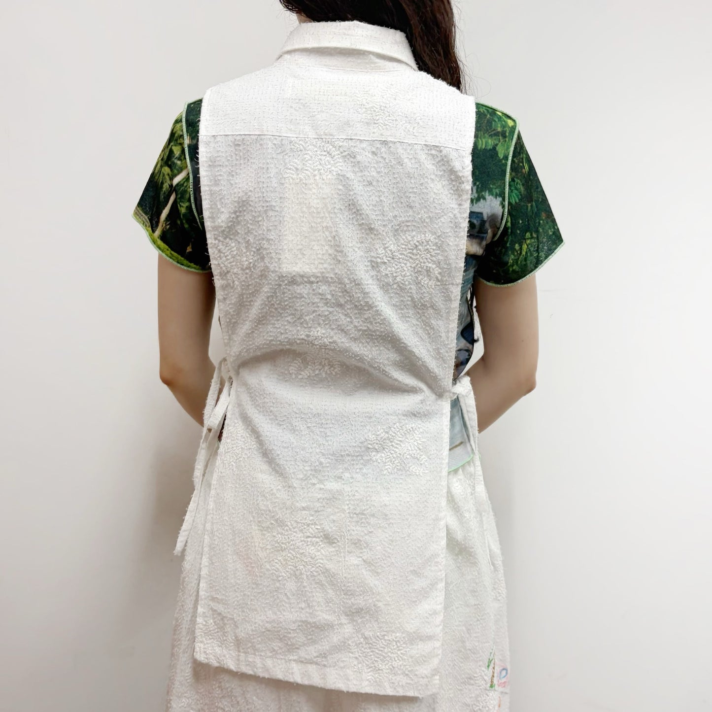 sleeveless shirt / white / ノースリーブシャツ