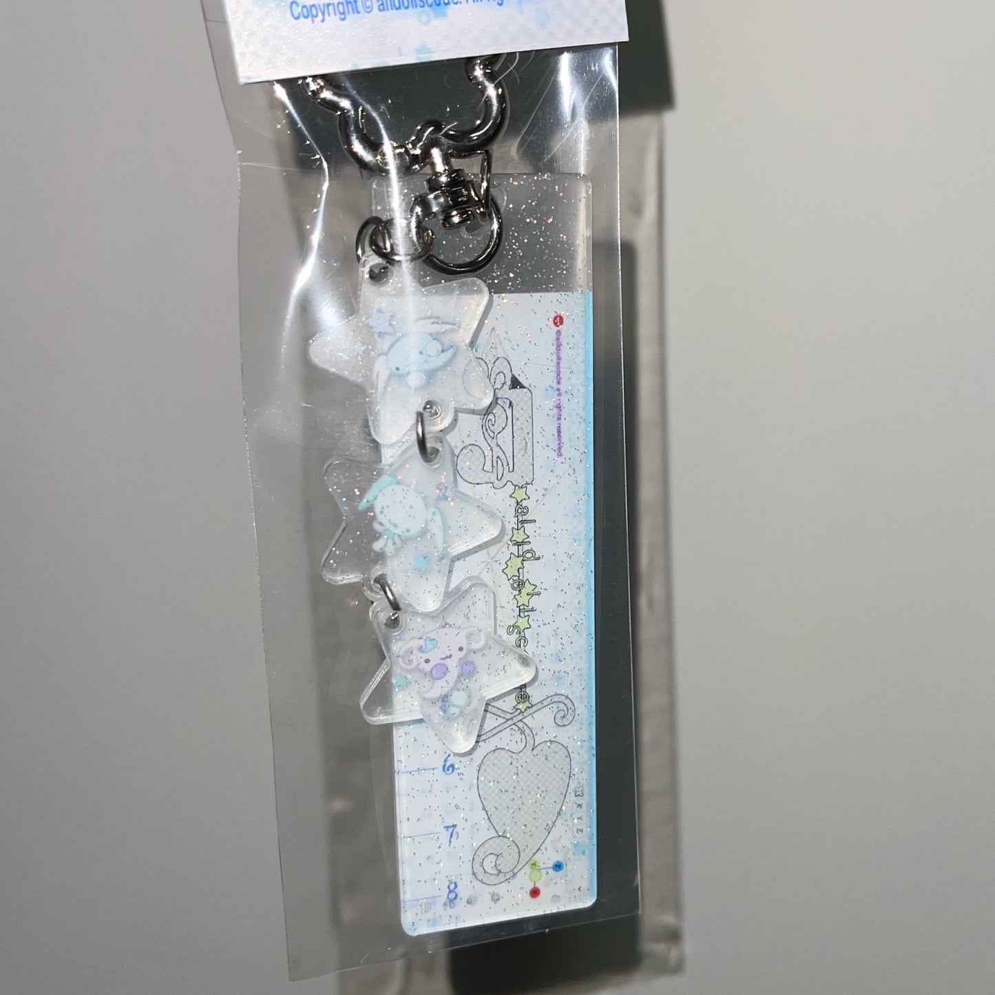 【alldollscode】8cm ruler Keyring / キーリング