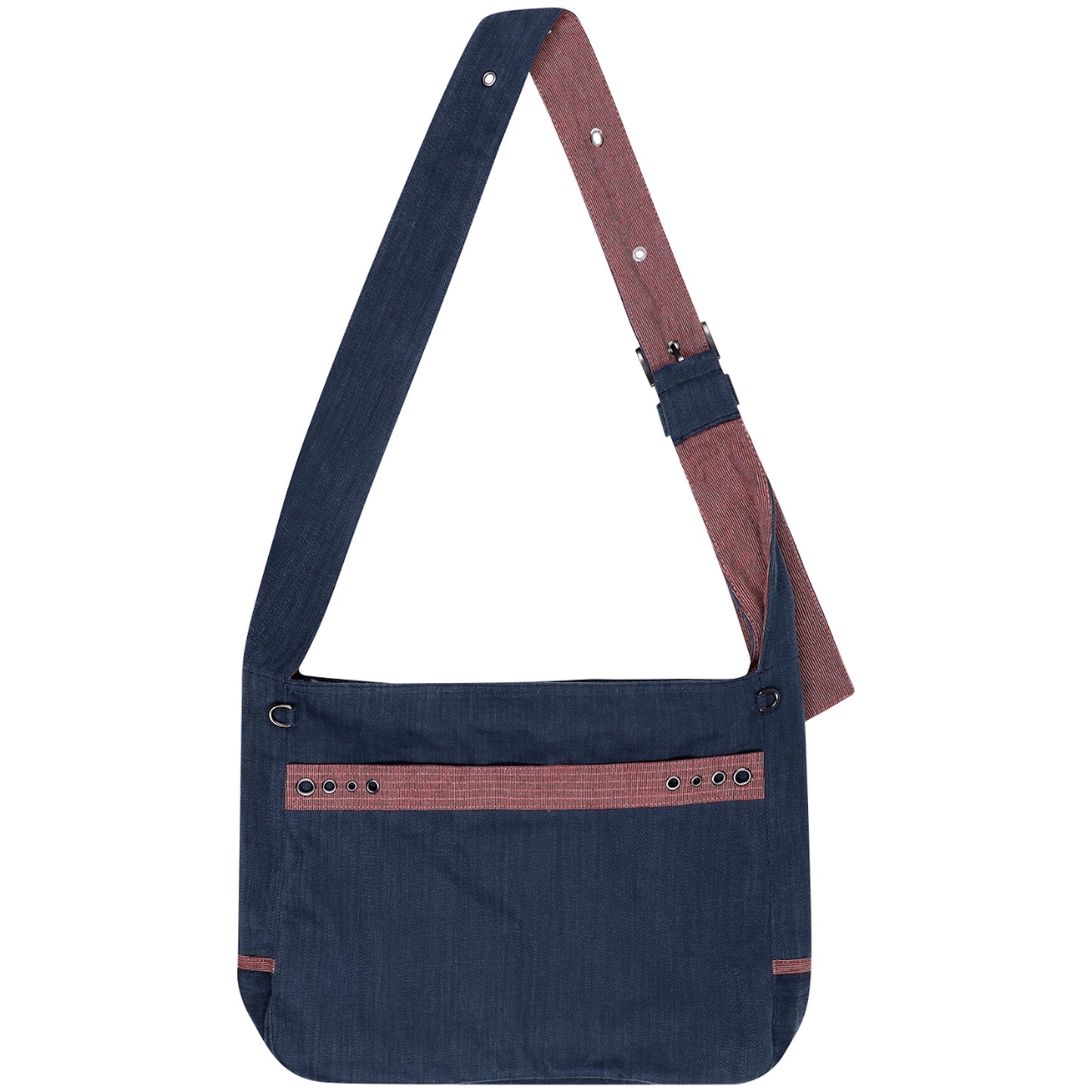 STRIPE POINT CROSS BAG / NAVY / ストライプポイントクロスバッグ