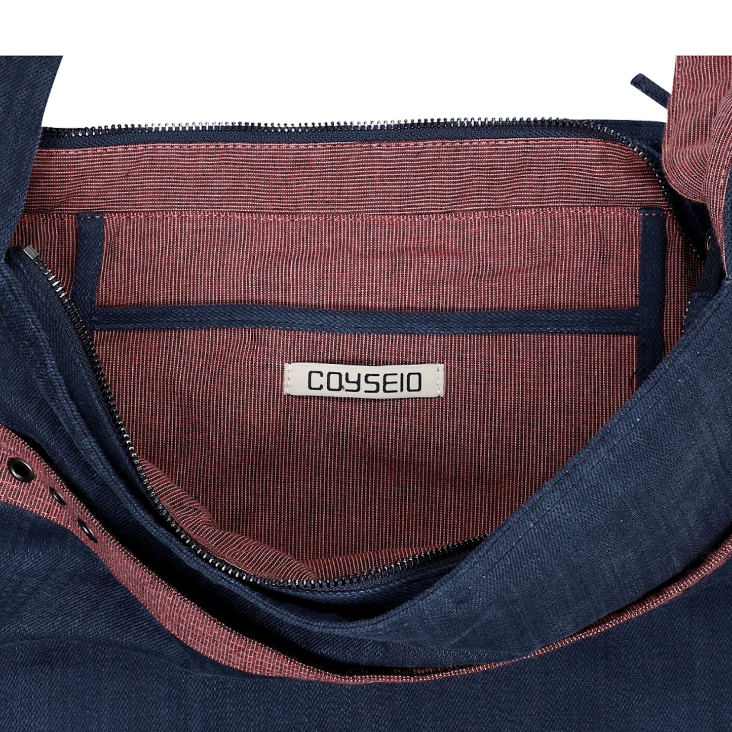 STRIPE POINT CROSS BAG / NAVY / ストライプポイントクロスバッグ