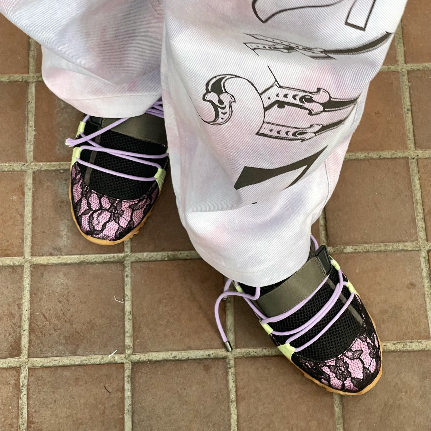 DREAM / Purple x Lace / yushokobayashiスニーカー