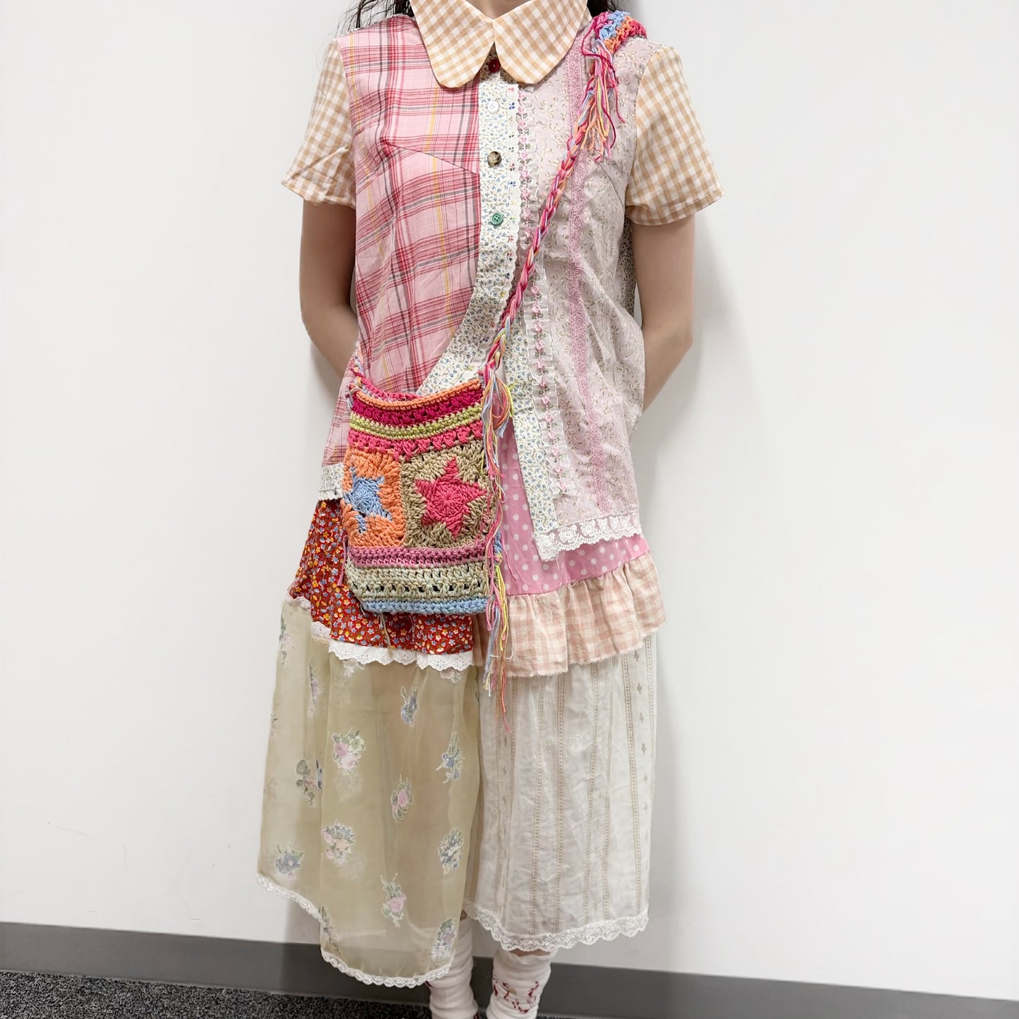 Star Crochet bag / multi / スタークロシェバッグ