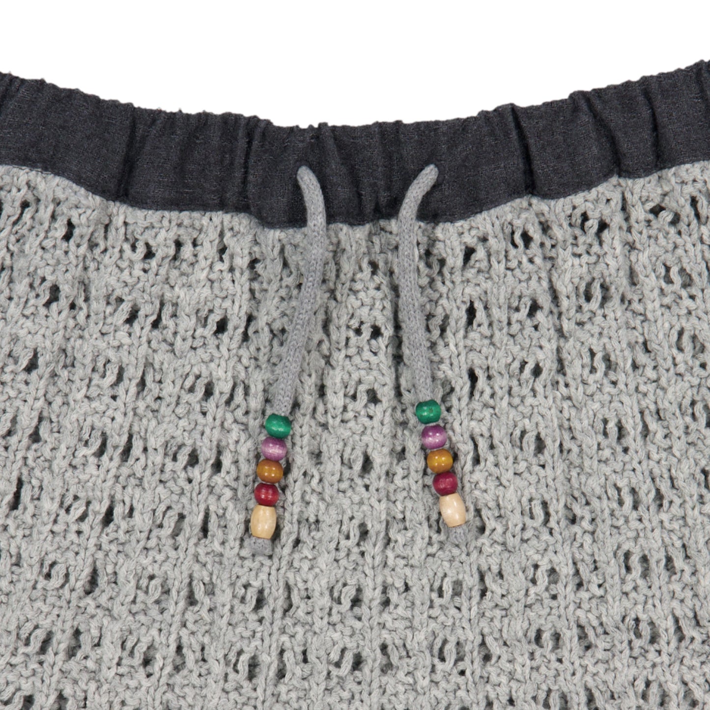 LAYERED KNIT SKIRT / MELANGE GREY / レイヤードニットスカート