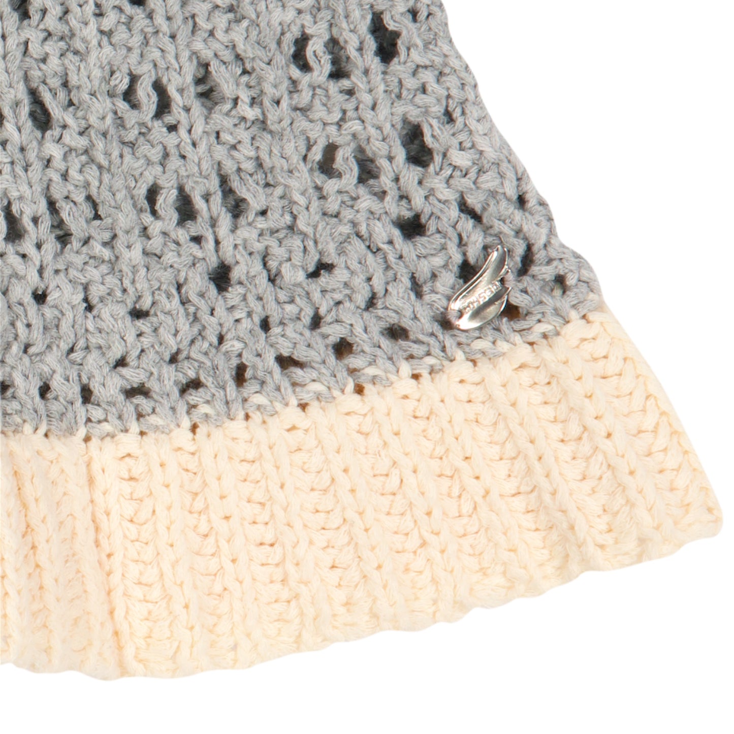 LAYERED KNIT SKIRT / MELANGE GREY / レイヤードニットスカート